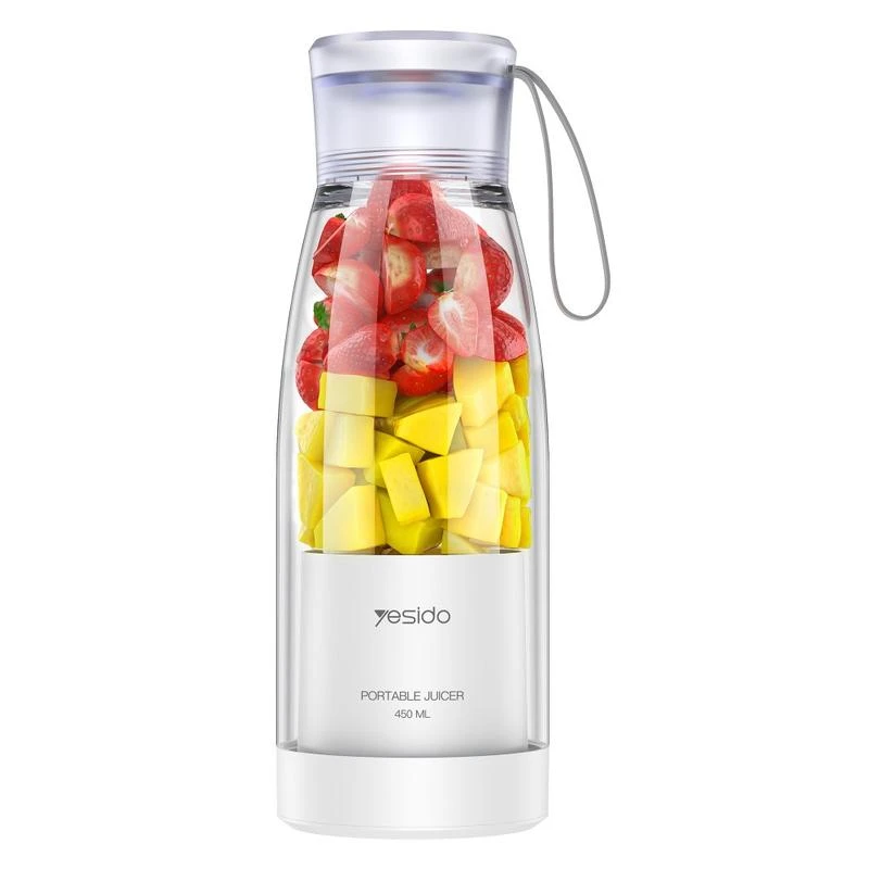 YESIDO 450ML PORTABLE USB C JUICER WHITE EC17 thumbnail 7