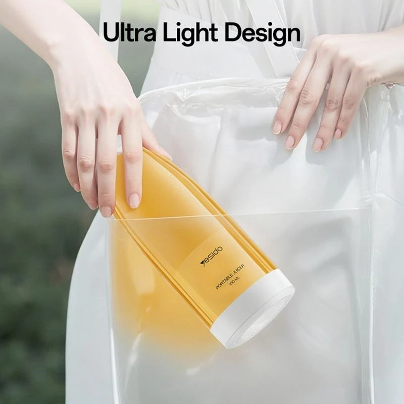 YESIDO 450ML PORTABLE USB C JUICER WHITE EC17 thumbnail 6