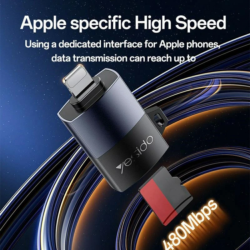 YESIDO CARD READER BLACK GS38 thumbnail 5