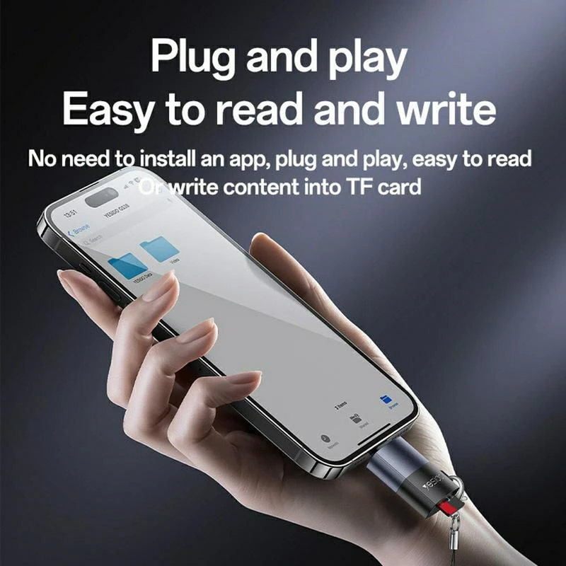 YESIDO CARD READER BLACK GS38 thumbnail 4