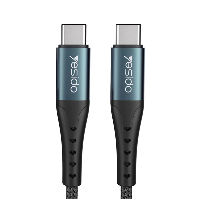 YESIDO USB-C TO USB-C CABLE 2M BLACK CA67