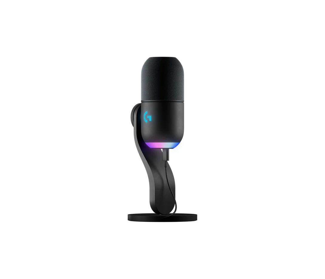 LOGITECH G YETI GX CONDENSER RGB GAMING MIC WITH LIGHTSYNC USB BLACK 988-000569 thumbnail 2