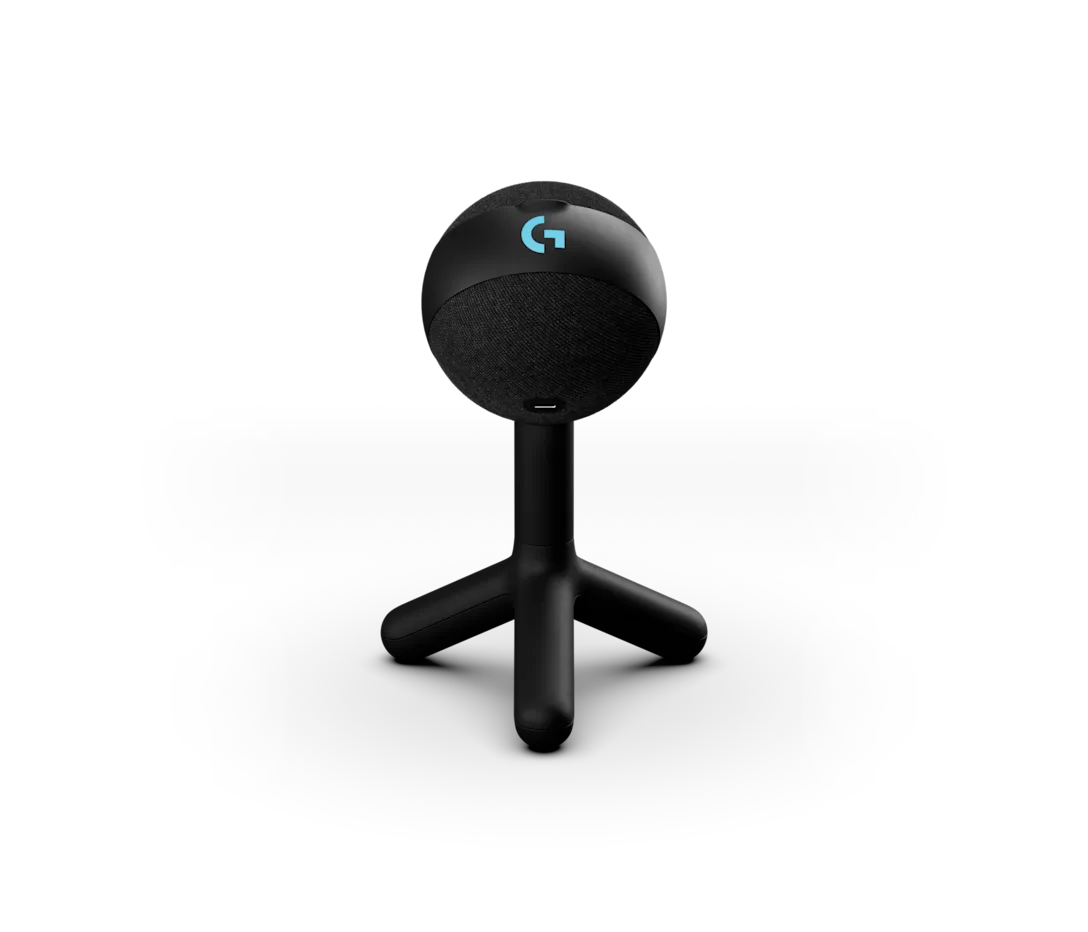 LOGITECH G YETI ORB CONDENSER RGB GAMING MIC WITH LIGHTSYNC USB BLACK 988-000551