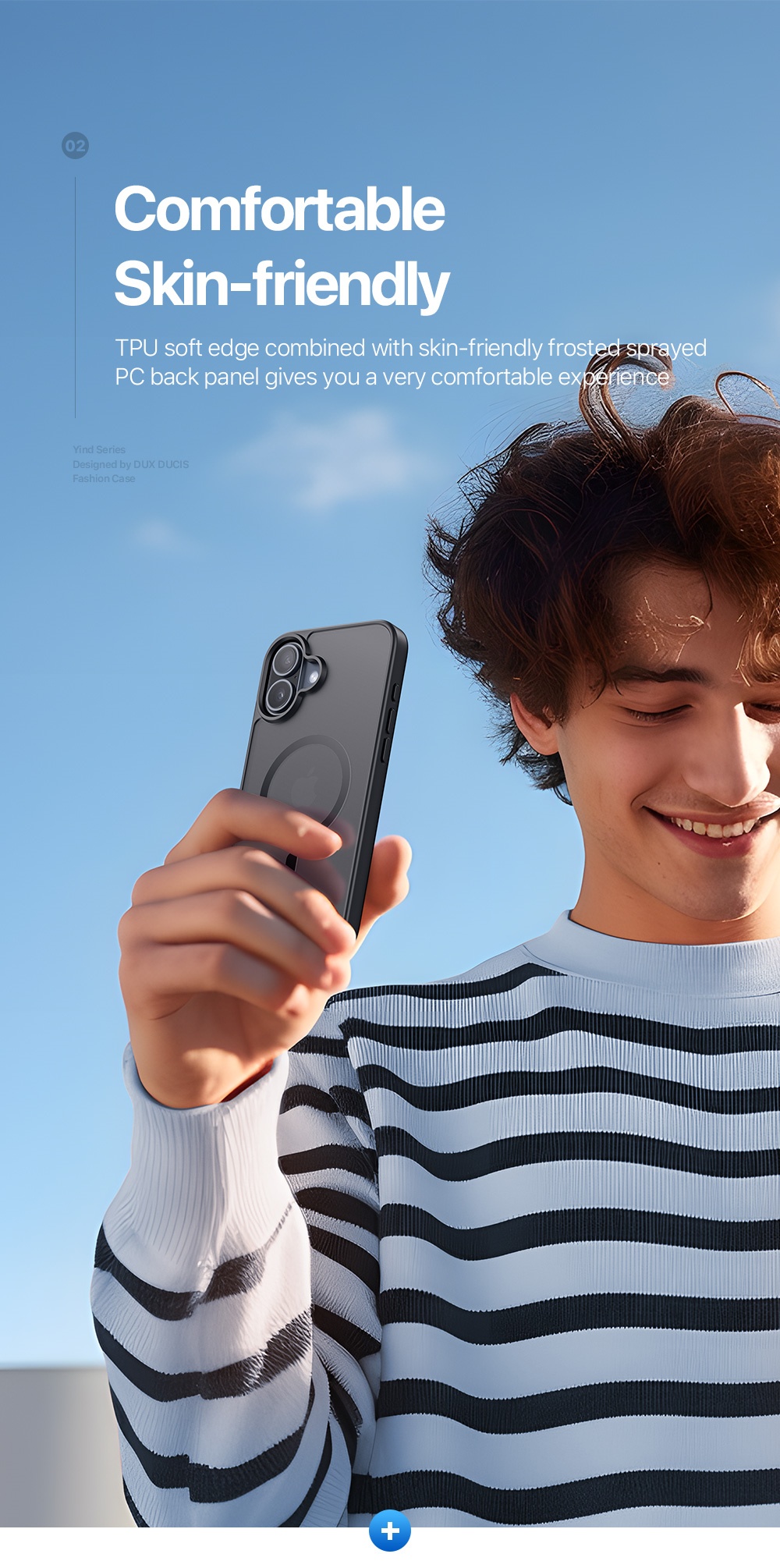 DUXDUCIS IPHONE 16 YIND SERIES CASE BLACK YIND0001 thumbnail 6