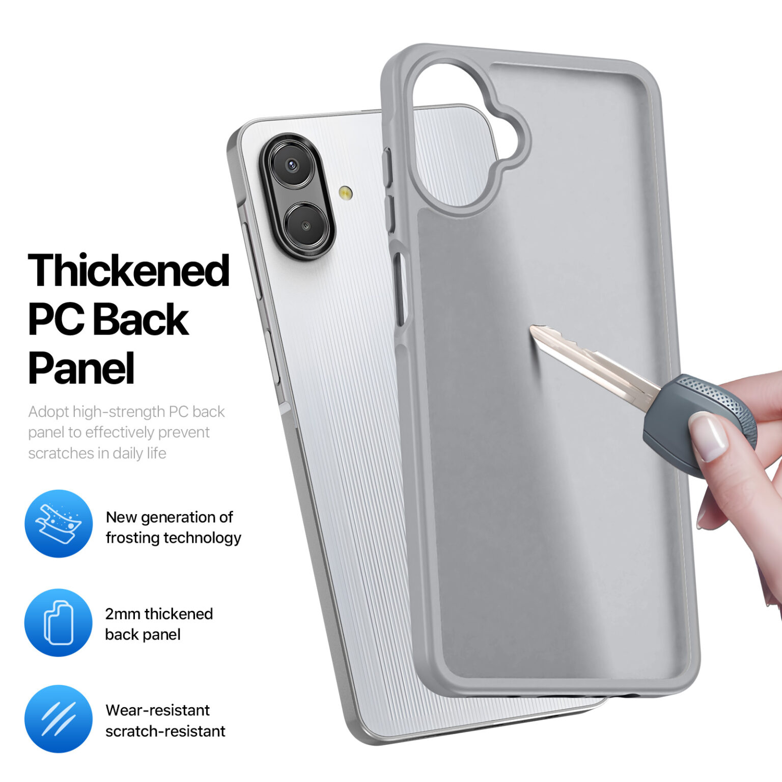 DUXDUCIS SAMSUNG A07 YIND SERIES CASE GREY YIND0234 thumbnail 2