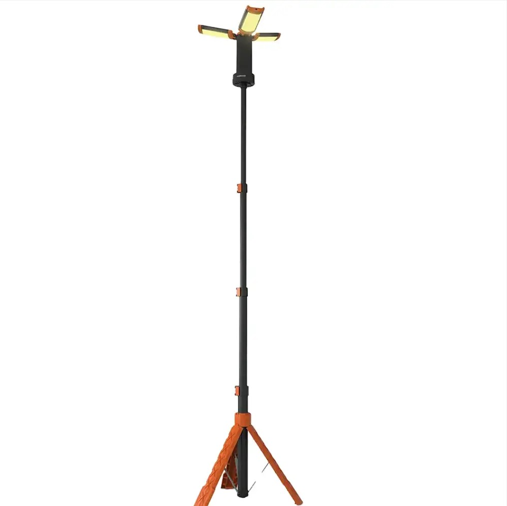 PORODO LIFESTYLE 9000MAH WORK LANTERN FOLDABLE MULTI MODE LED LIGHT ORANGE PDLFSTXQZ10OR