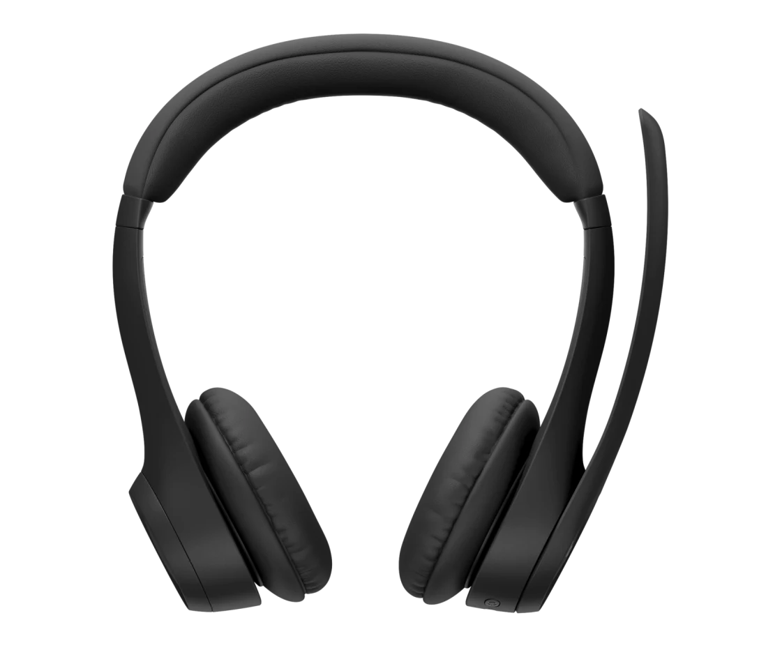 LOGITECH ZONE 300 WIRELESS HEADSET WITH NOISE CANCELLING MICROPHONE BLACK 981-001409 thumbnail 2