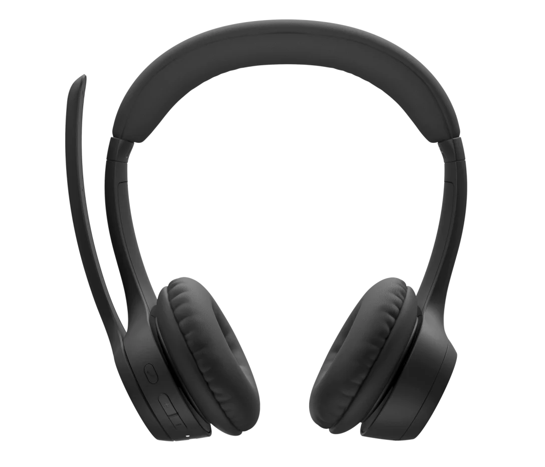 LOGITECH ZONE 300 WIRELESS HEADSET WITH NOISE CANCELLING MICROPHONE BLACK 981-001409 thumbnail 3