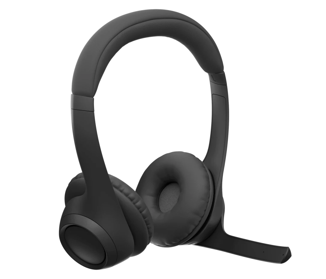 LOGITECH ZONE 300 WIRELESS HEADSET WITH NOISE CANCELLING MICROPHONE BLACK 981-001409 thumbnail 5