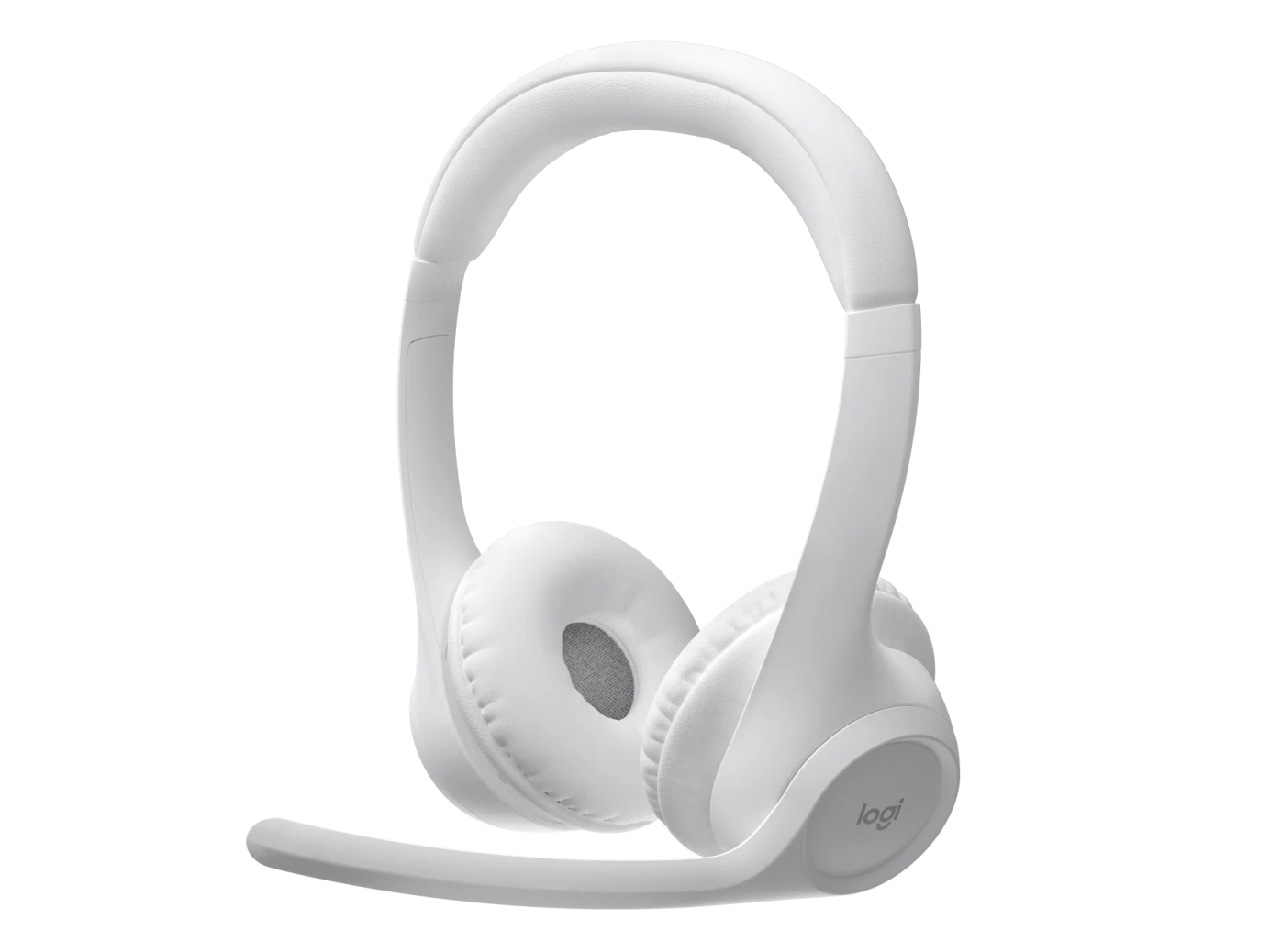 LOGITECH ZONE 300 WIRELESS HEADSET WITH NOISE CANCELLING MICROPHONE WHITE 981-001419