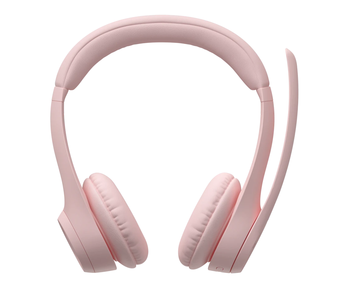LOGITECH ZONE 300 WIRELESS HEADSET WITH NOISE CANCELLING MICROPHONE ROSE 981-001412 thumbnail 2