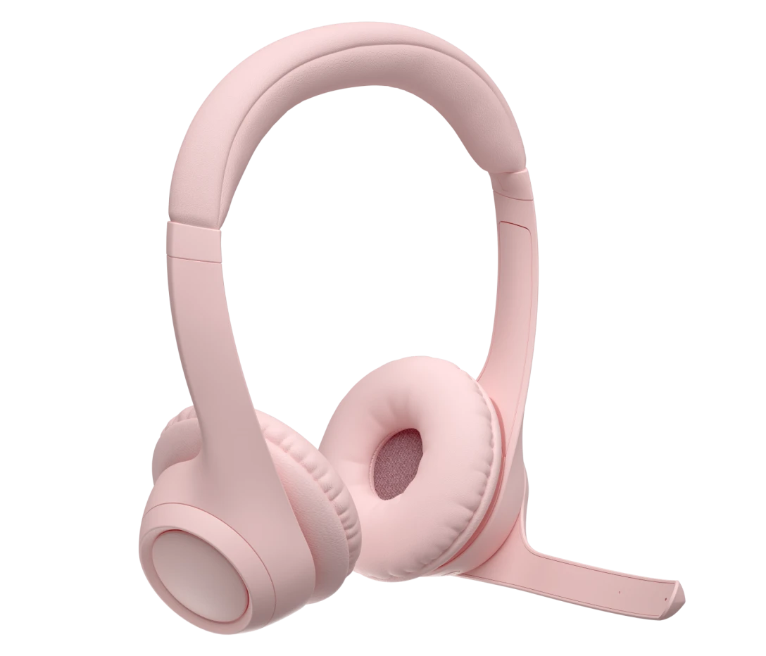 LOGITECH ZONE 300 WIRELESS HEADSET WITH NOISE CANCELLING MICROPHONE ROSE 981-001412 thumbnail 5