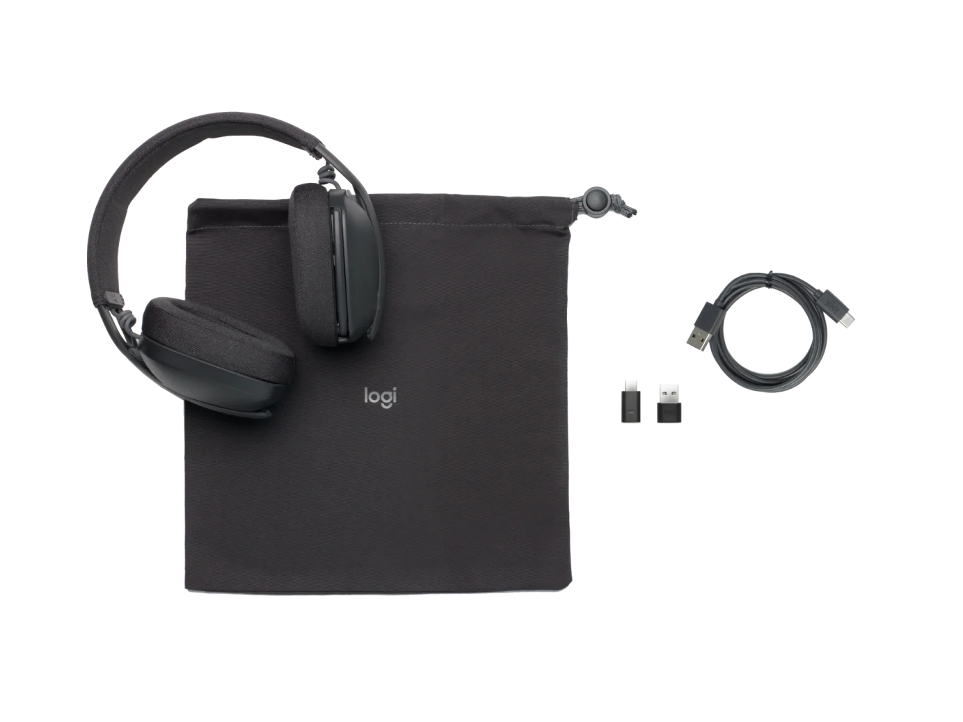 LOGITECH ZONE VIBE WIRELESS UC HEADSET WITH NOISE CANCELLING MIC GRAPHITE 981-001199 thumbnail 6
