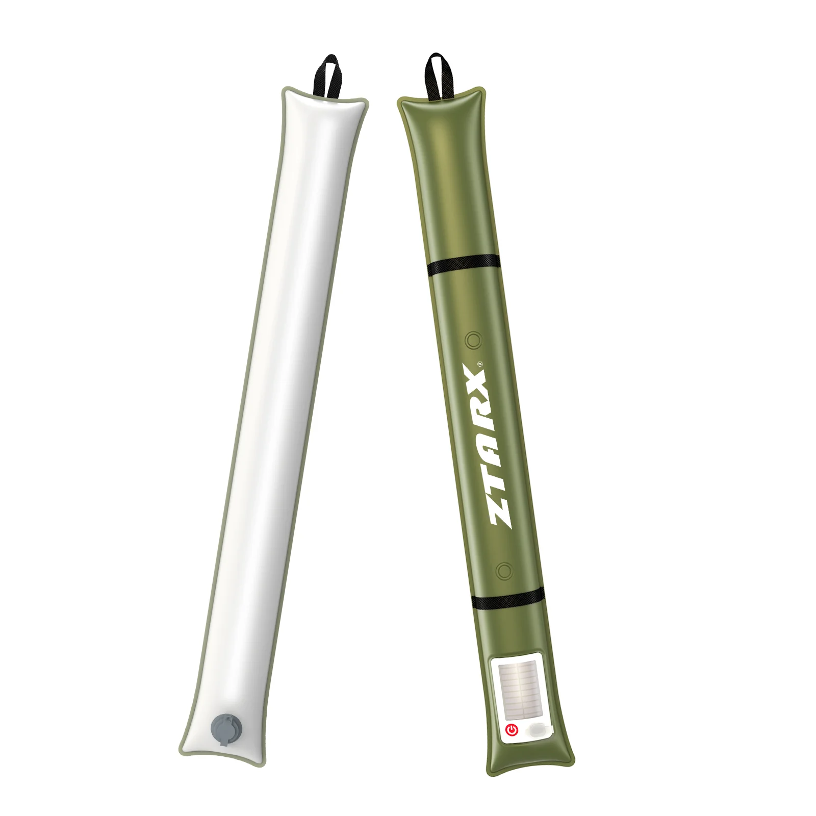 ZTARX SOLAR INFLATABLE CAMPING LIGHT TUBE GREEN S86
