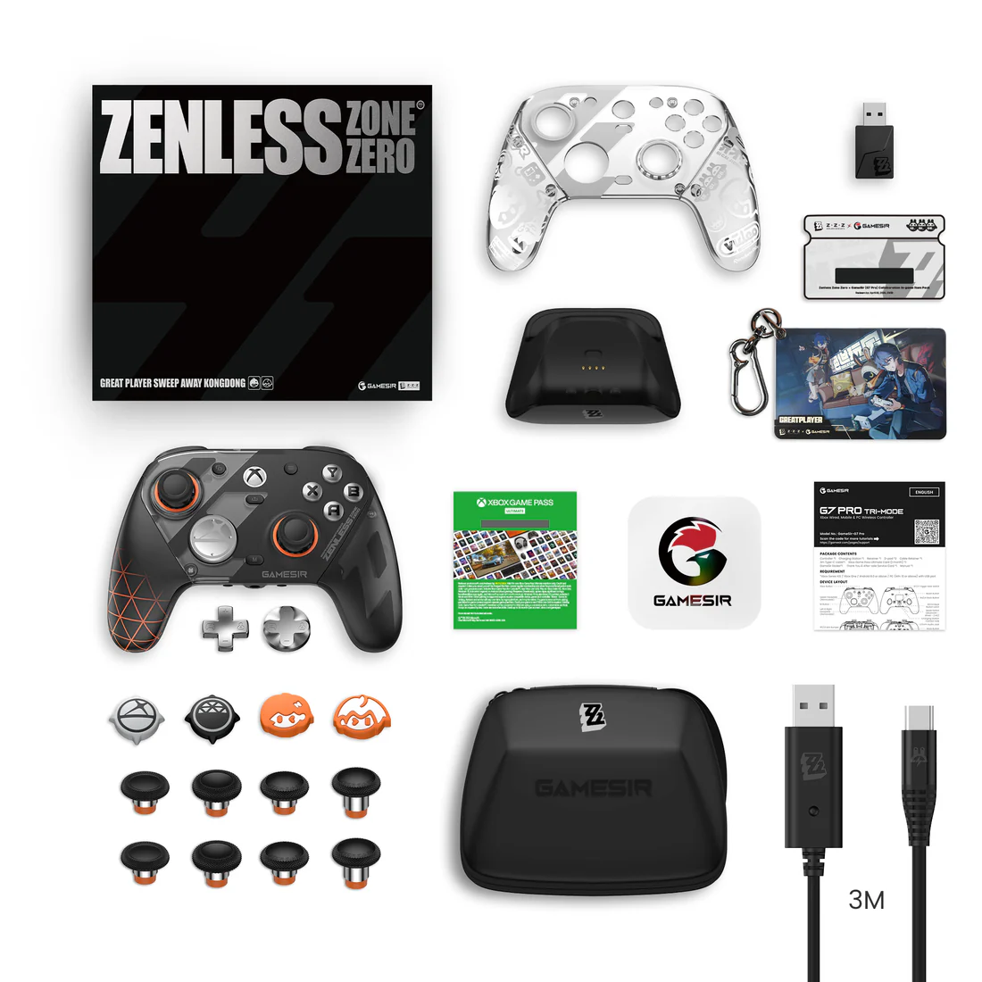 GAMESIR G7 PRO ZENLESS ZONE ZERO GAMING CONTROLLER BLACK thumbnail 7