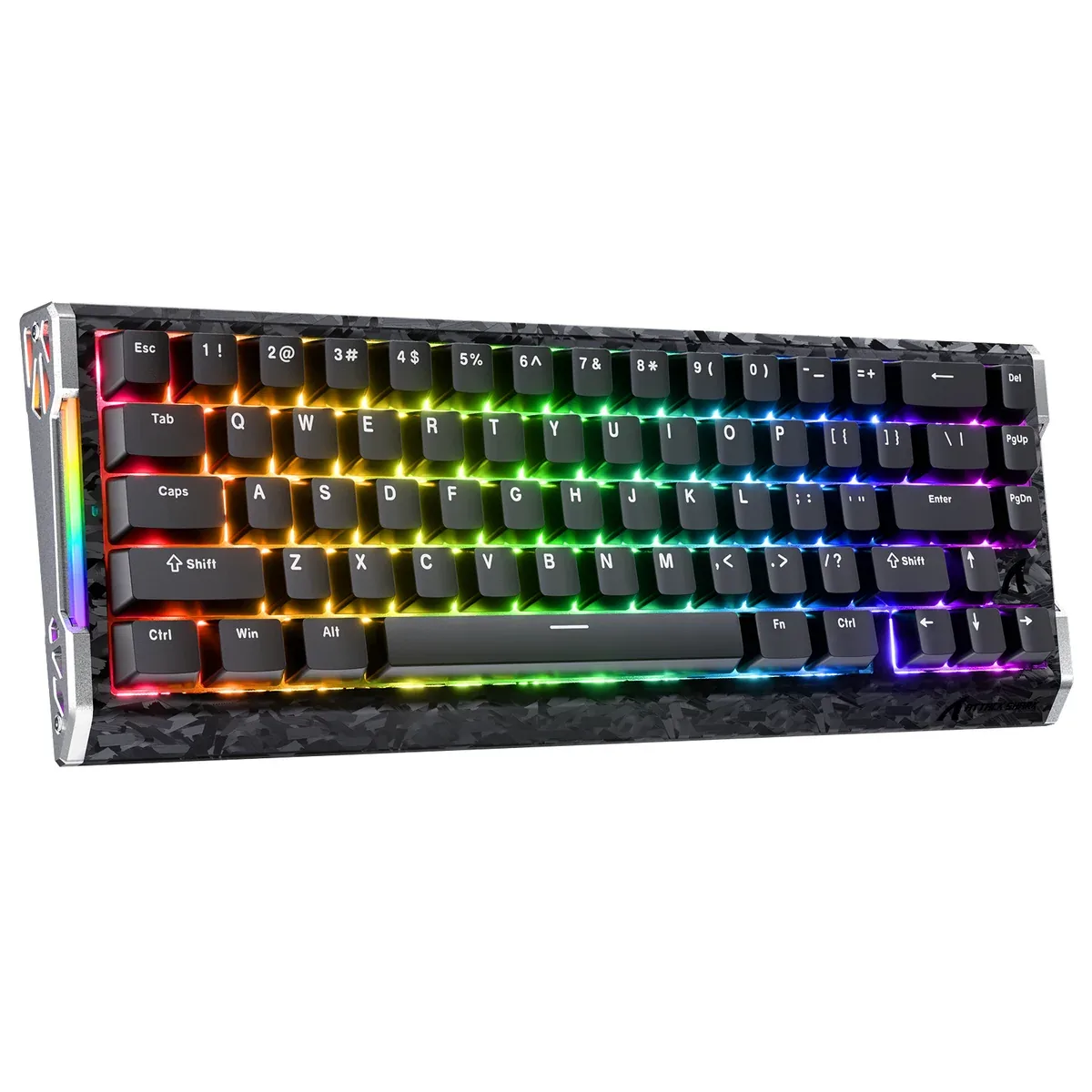 ATTACK SHARK R68 HE RAPID TRIGGER WIRED MAGNETIC SWITCH KEYBOARD BLACK