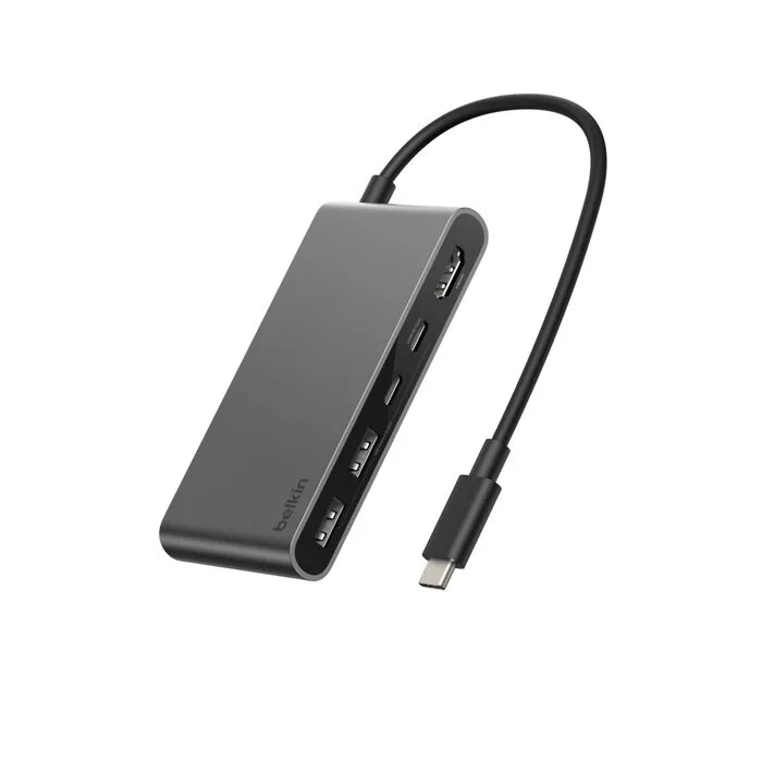 BELKIN CONNECT 5-PORT USB C HUB WITH DUAL USB C PORTS GREY AVC022HQSGY thumbnail 2