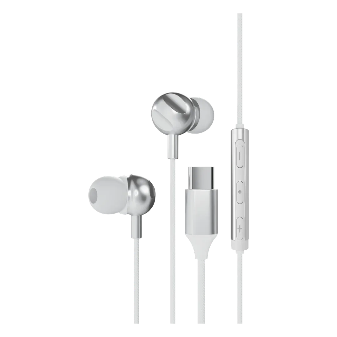 POWEROLOGY FILO HIGH FIDELITY EARPHONES WHITE PW4112WH