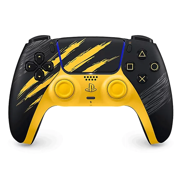 SONY PS5 LIMITED EDITION MARVEL WOLVERINE WIRELESS CONTROLLER DUAL SENSE YELLOW