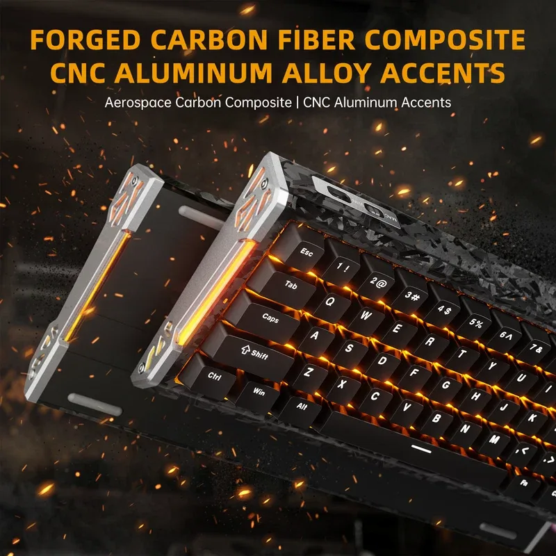 ATTACK SHARK R68 HE RAPID TRIGGER WIRED MAGNETIC SWITCH KEYBOARD BLACK thumbnail 9