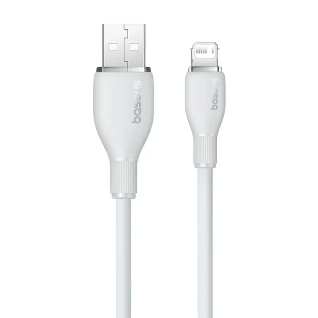 BASEUS PUDDING SERIES FAST CHARGING USB TO IP 2.4A CABLE 2M STELLAR WHITE P10355700221 thumbnail 2