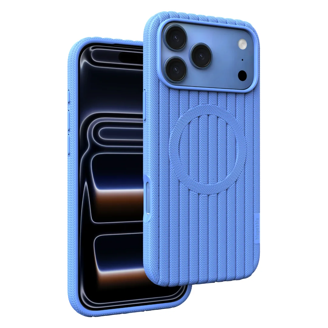 BLUPEBBLE IPHONE 18 PRO FLEXWEAVE CASE WITH MAGSAFE BLUE BP-IPHFLXW18PRO-BL 