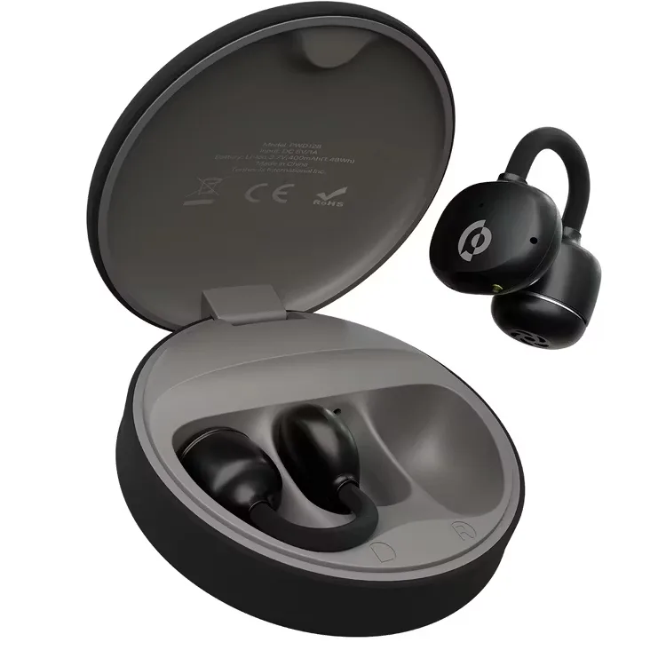 POWEROLOGY CHERRY OPEN EAR WIRELESS EARPHONES BLACK PWD128BK