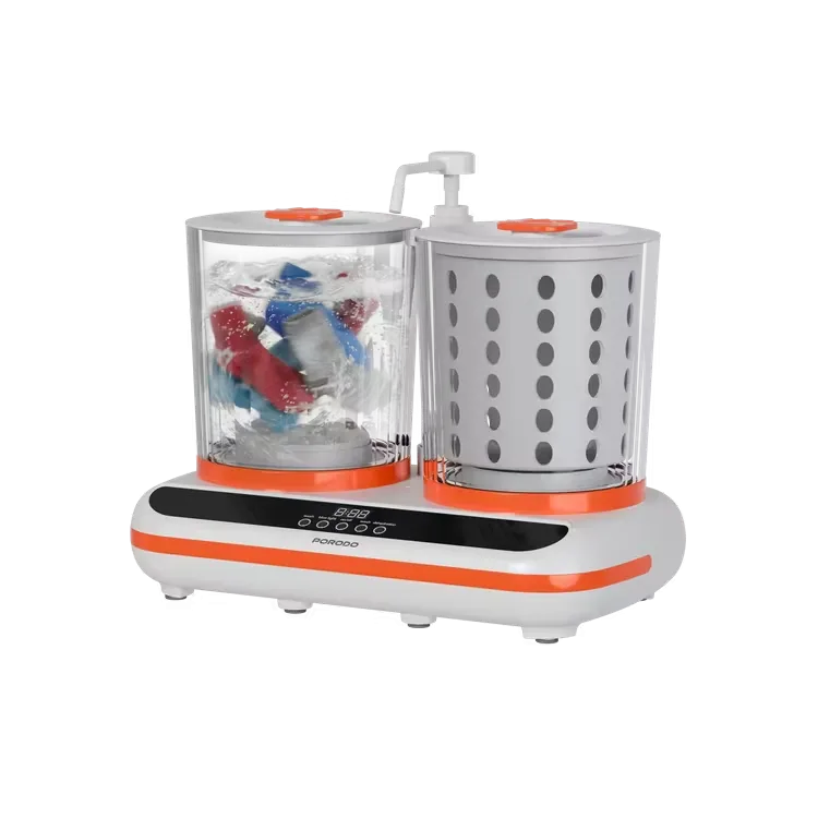 PORODO LIFESTYLE LAUNDER TWIN 2L PORTABLE MINI WASHING MACHINE WHITE PDLFSTHP200WH