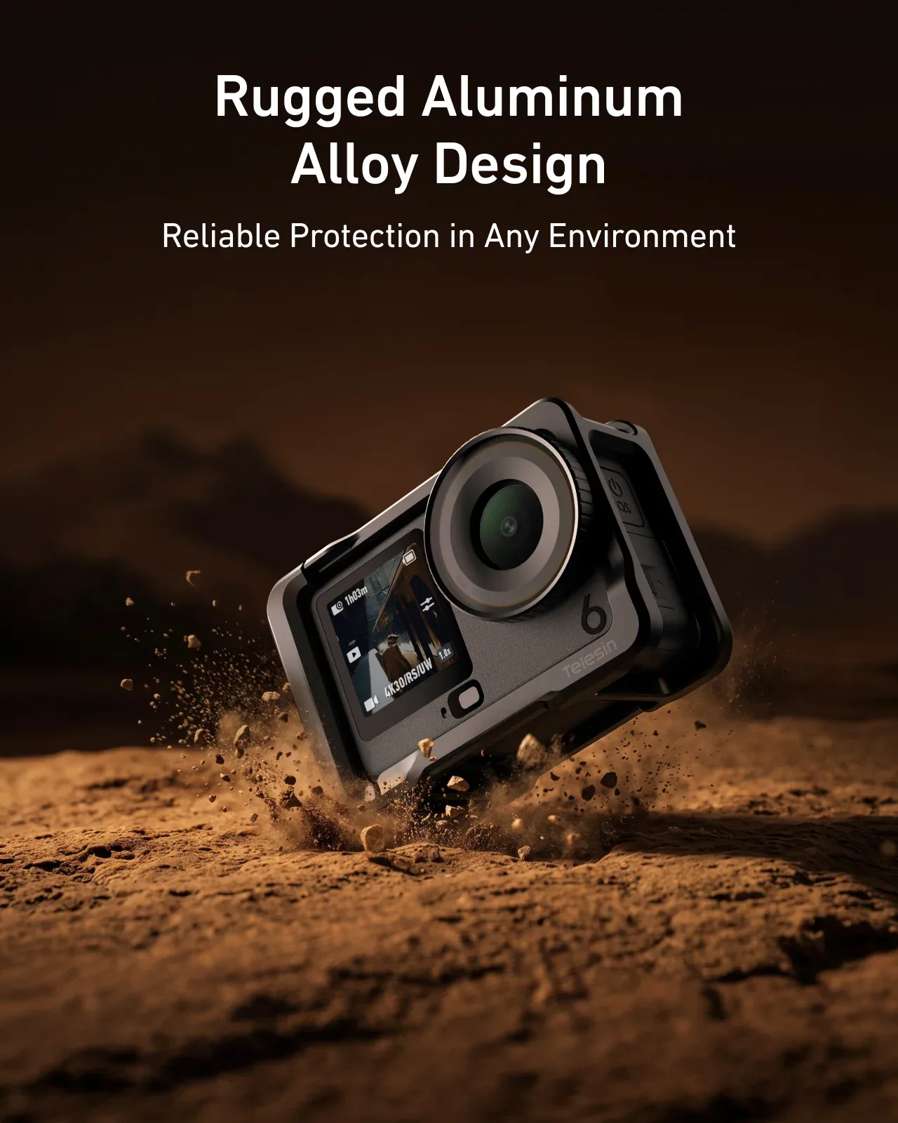 TELESIN REMOTE STREET PHOTOGRAPHY KIT FOR ACTION 6 S6-FMS-47-TDJ thumbnail 7