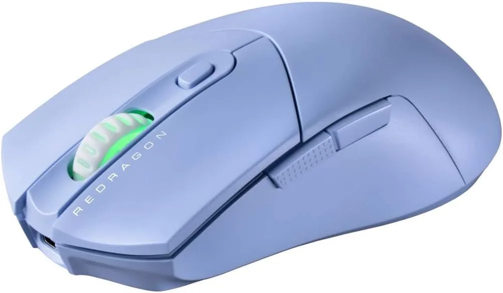 REDRAGON ST4R PRO WIRELESS ULTRA LIGHT WEIGHT ERGONOMIC GAMING MOUSE BLUE M917B-PRO thumbnail 4