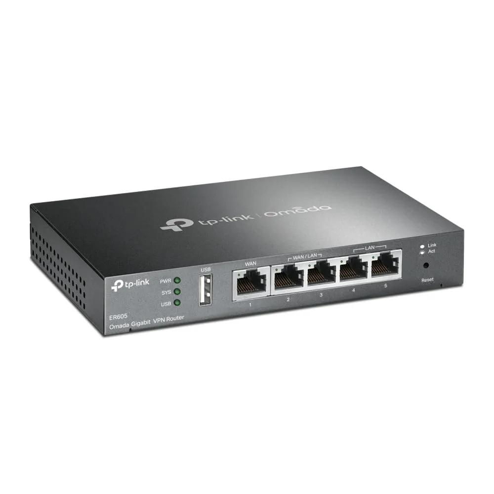 TP-LINK SAFE STREAM GIGABIT MULTI WAN VPN ROUTER ER605 thumbnail 3