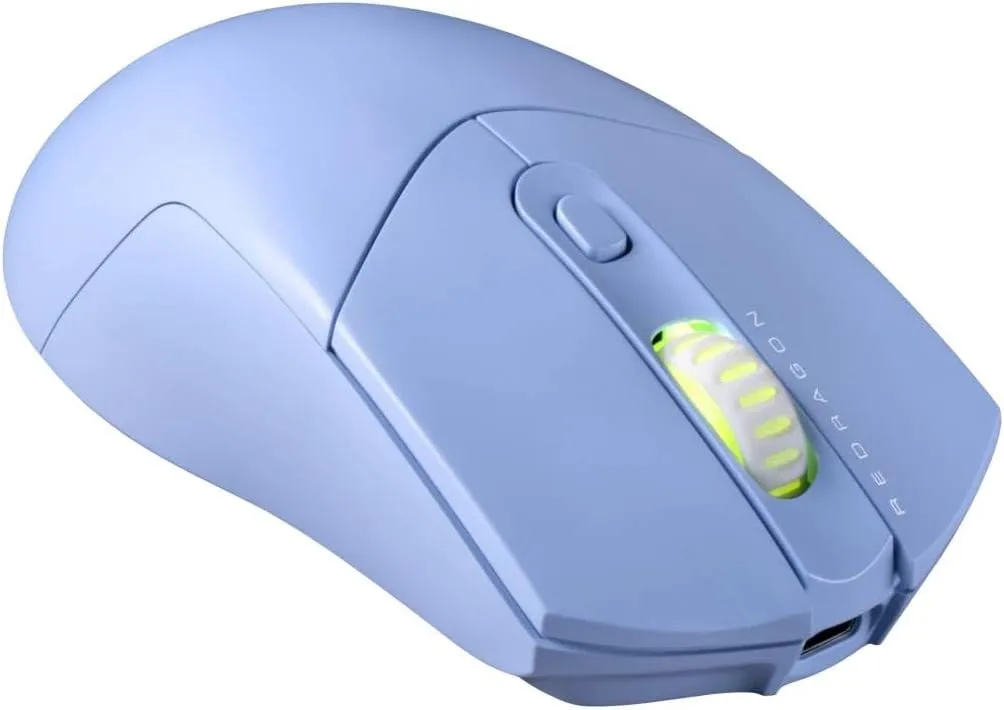 REDRAGON ST4R PRO WIRELESS ULTRA LIGHT WEIGHT ERGONOMIC GAMING MOUSE BLUE M917B-PRO thumbnail 2