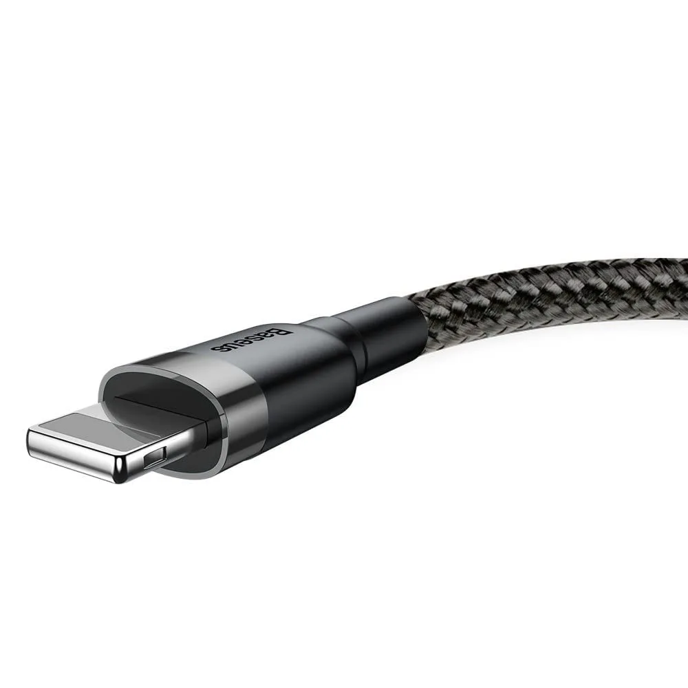 BASEUS CAFULE CABLE USB FOR TYPE C 2A 3M GREY-BLACK CATKLF-UGI thumbnail 3