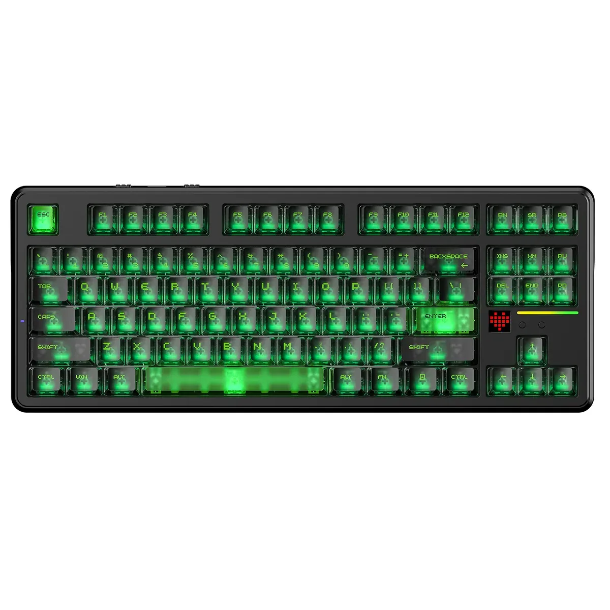 ATTACK SHARK X87 ULTRA RGB HOT SWAPPABLE SHAFTS MEGALODON SWITCH INK SHADOW 