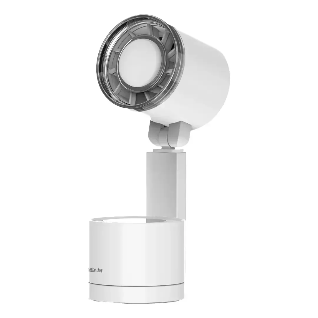 GREEN LION COMO FOLDING LAMP FAN 7200MAH WHITE GNPF15CMFANWH