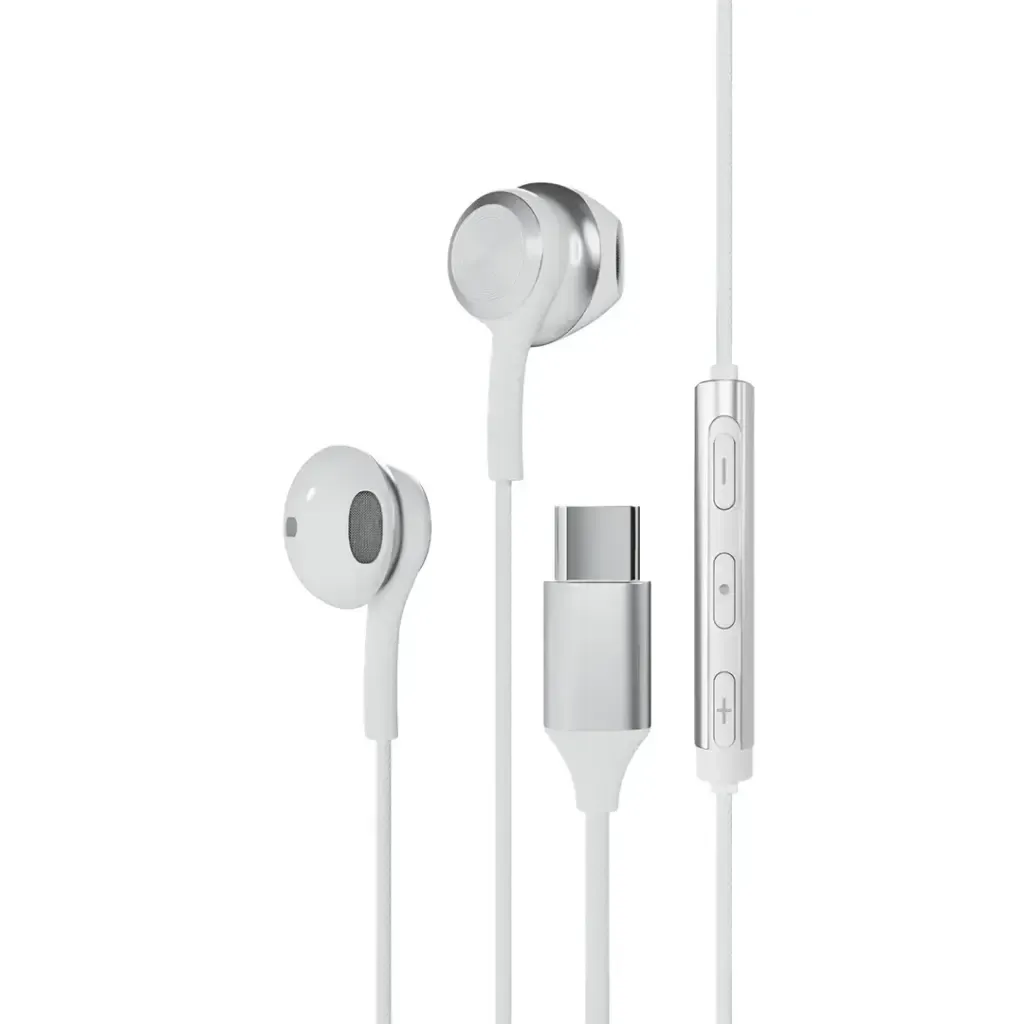POWEROLOGY LACE HIGH FIDELITY EARPHONES WHITE PWC25IWH