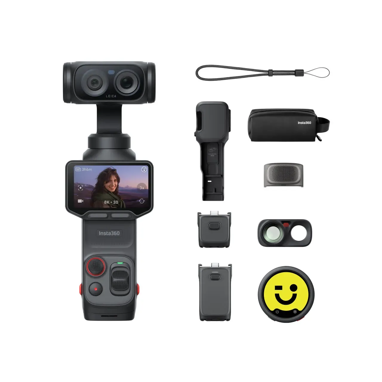 INSTA360 LUNA ULTRA 8K GIMBAL CAMERA CREATOR BUNDLE COSMIC BLACK CINSBBTT