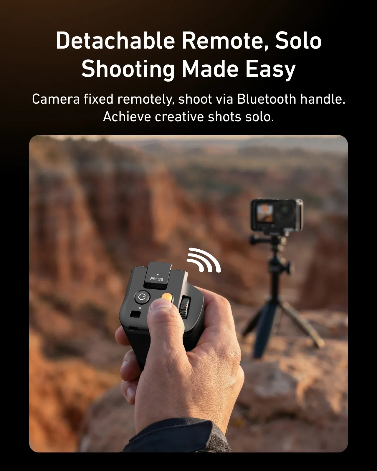 TELESIN REMOTE STREET PHOTOGRAPHY KIT FOR ACTION 6 S6-FMS-47-TDJ thumbnail 8