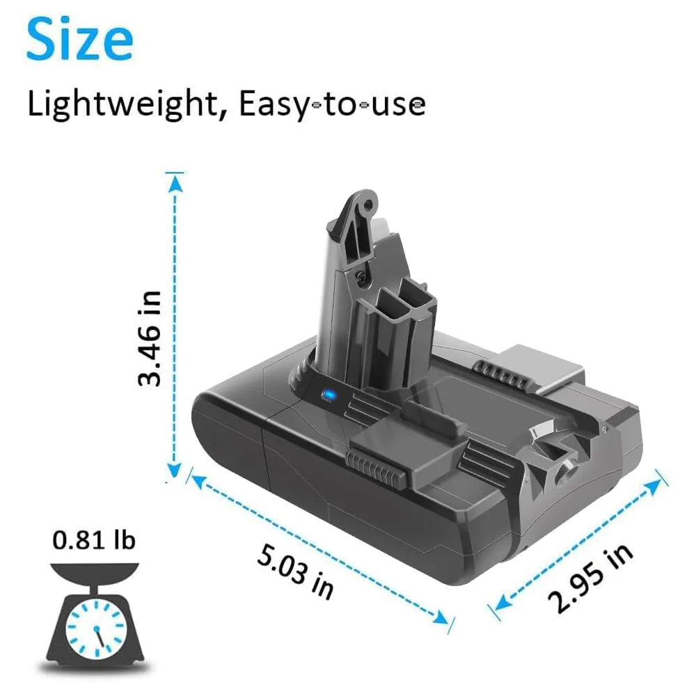 DYSON V6 2100MAH BATTERY thumbnail 6