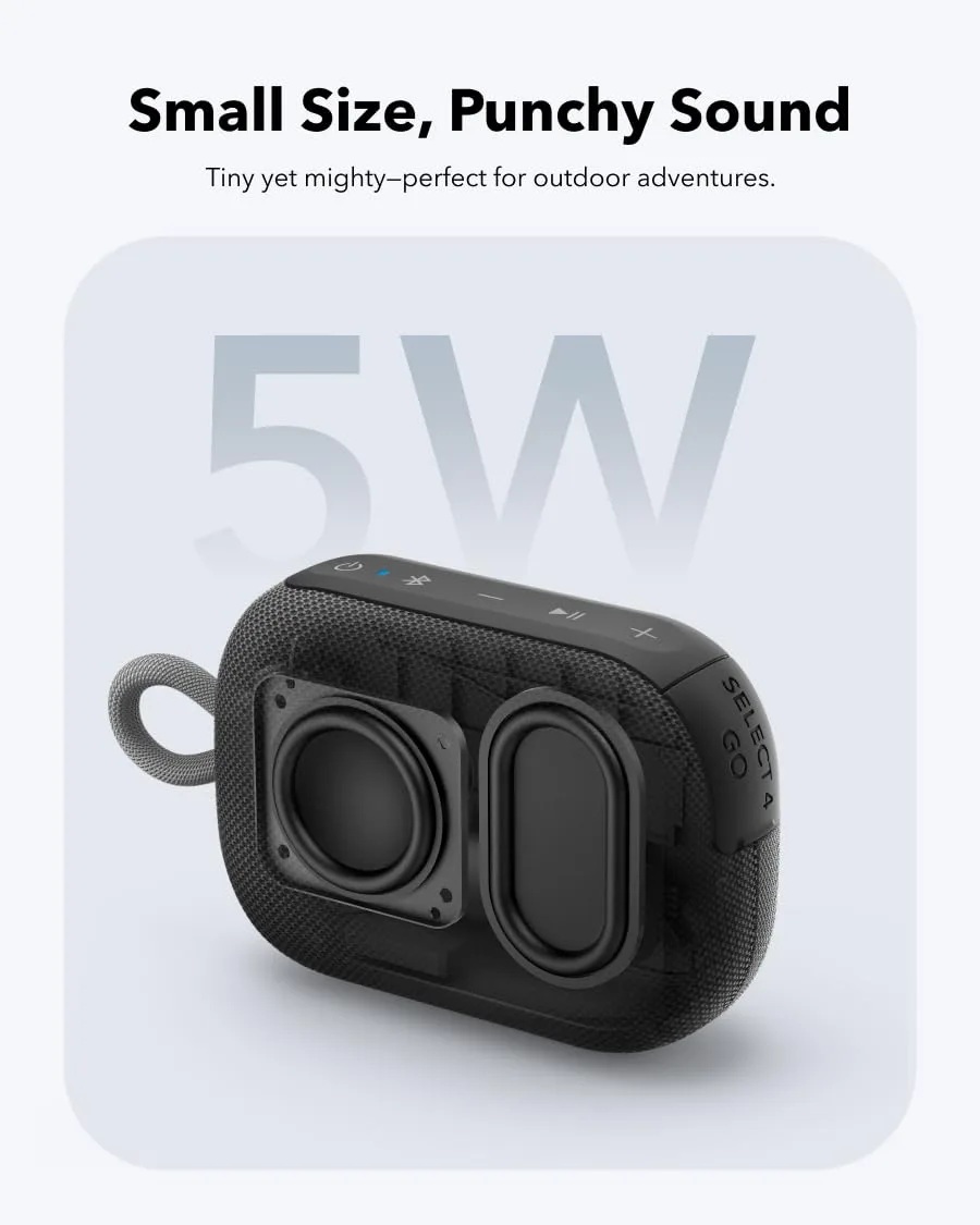 ANKER SOUNDCORE SELECT 4 GO BLUETOOTH SPEAKER GOLD A31X11B3 thumbnail 2
