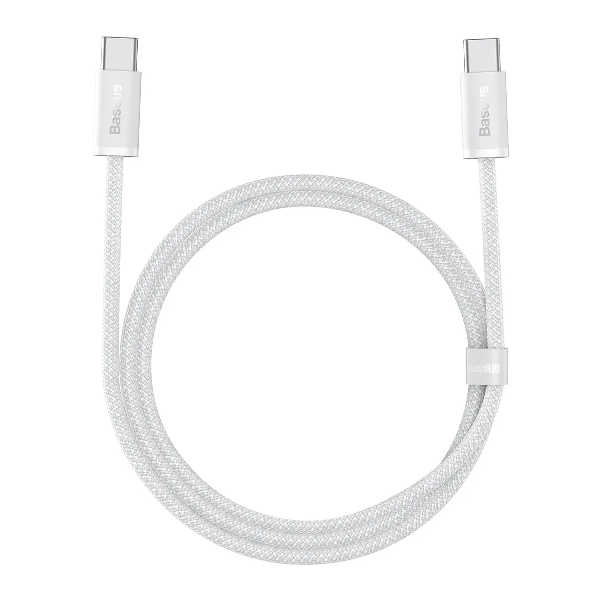 BASEUS DYNAMIC 4 PRO MAGNETIC FAST CHARGING CABLE USB C TO USB C 100W 1M WHITE P10385200211 thumbnail 2