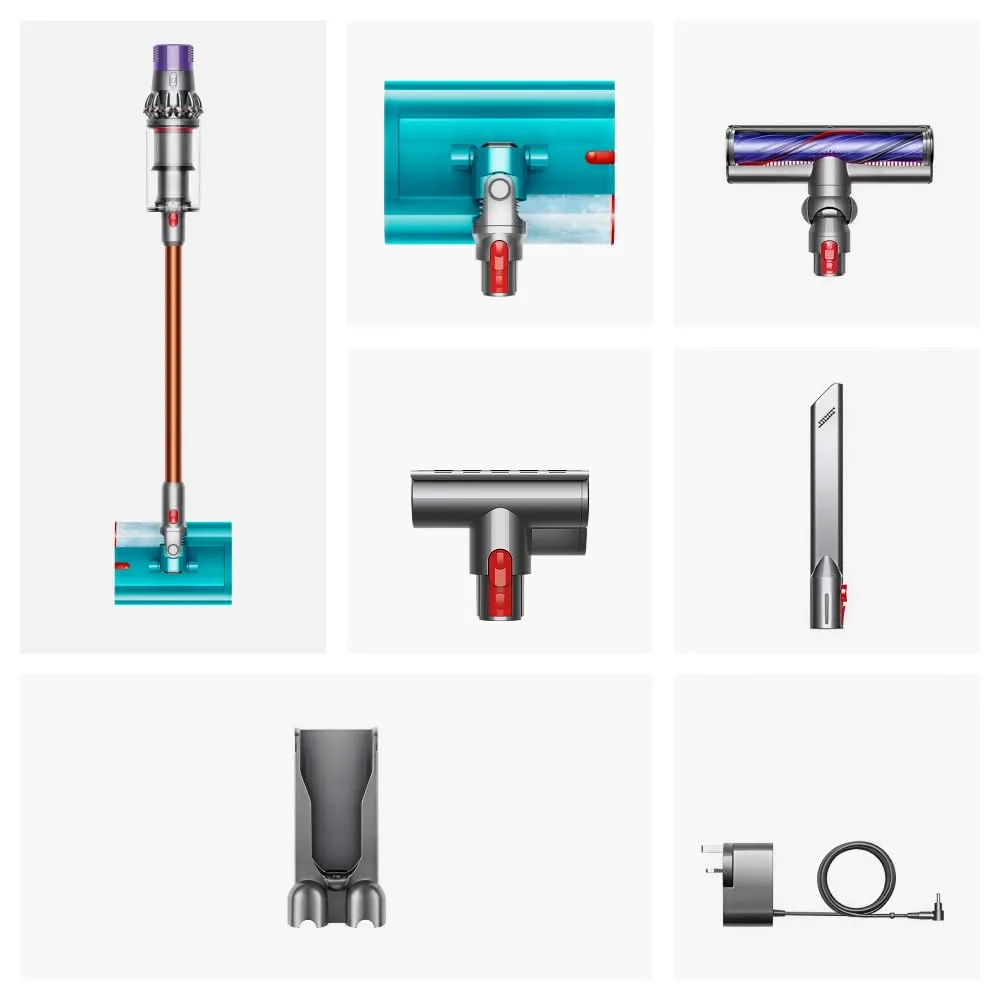DYSON CYCLONE V10 SUBMARINE CORDLESS VACUUM CLEANER NICKEL-COPPER thumbnail 2