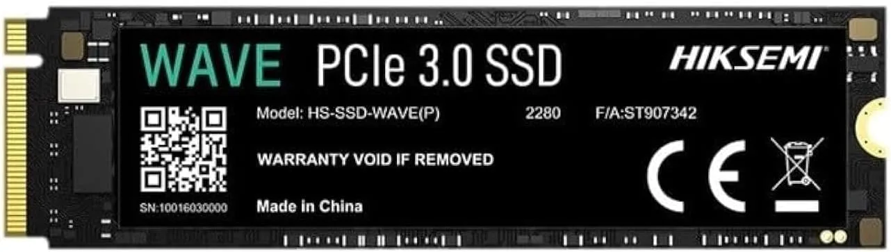 HIKSEMI 256GB PCIE GEN3 NVME M.2 2280 SSD R2280MBS W1800MBS HS-SSD-WAVE-P-256G thumbnail 2