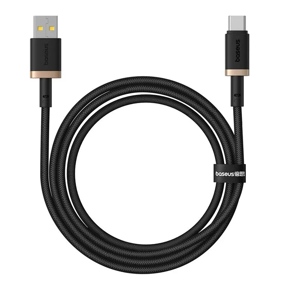 BASEUS DURA CHARGING CABLE USB A TO USB C 60W 1M BLACK P10377802U01