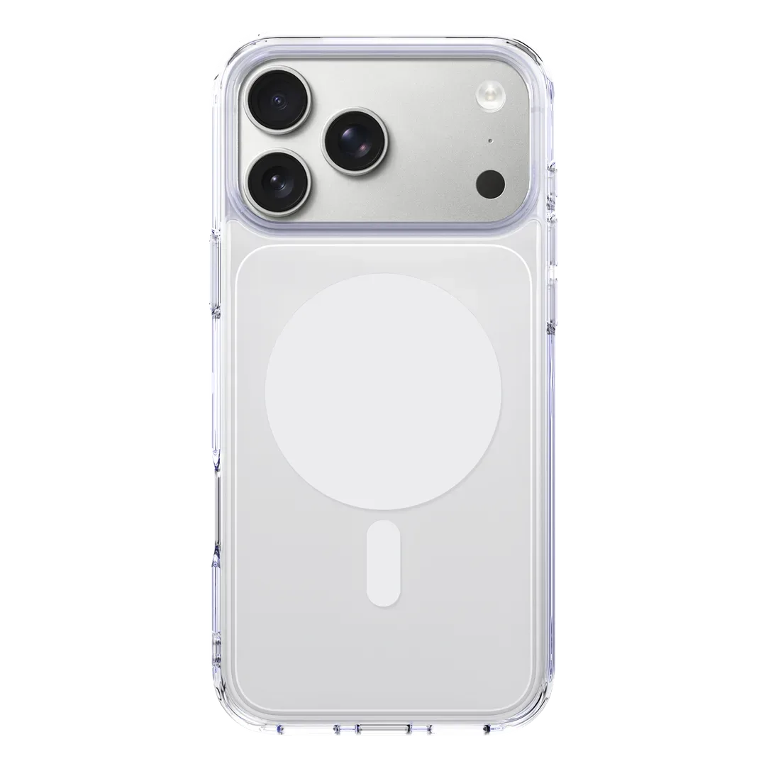 LEVELO IPHONE 18 PRO MAX CLARA PRO MAGNETS CLEAR MAGSAFE CASE HYBRID PC TPU CONSTRUCTION WHITE LVLCLPMC18PMTRWH