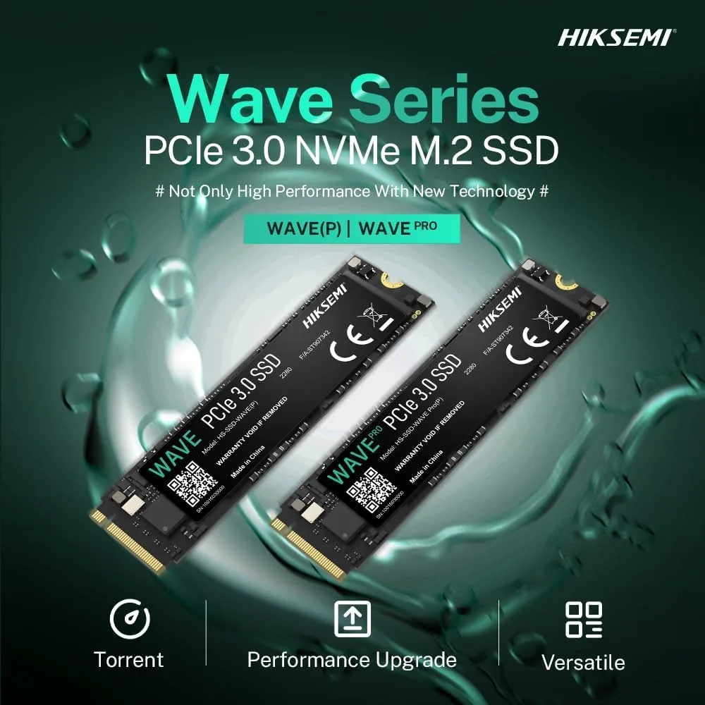 HIKSEMI 256GB PCIE GEN3 NVME M.2 2280 SSD R2280MBS W1800MBS HS-SSD-WAVE-P-256G thumbnail 3