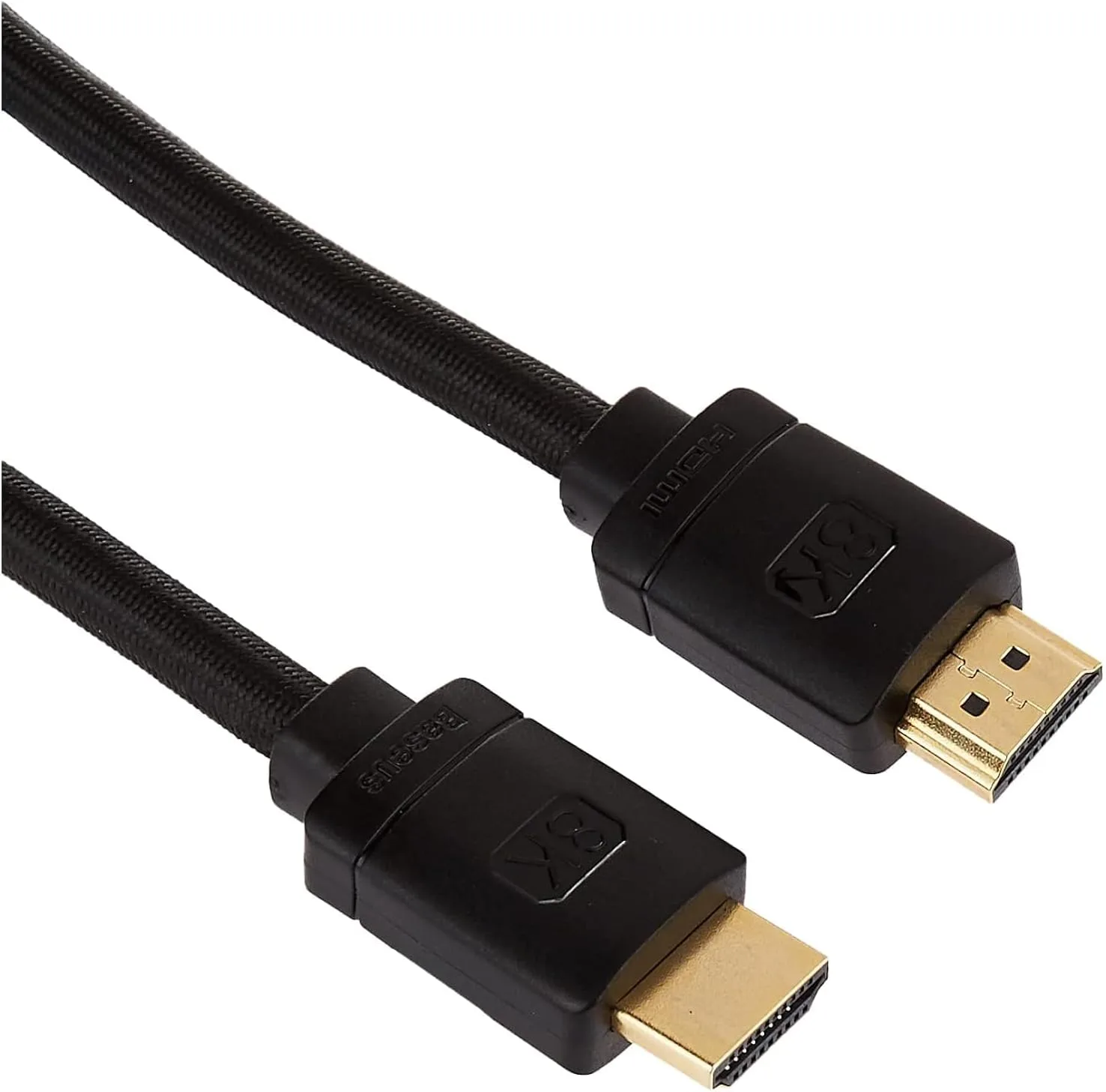 BASEUS HIGH DEFINITION SERIES HDMI 8K TO HDMI 8K ADAPTER CABLE 0.5M BLACK WKGQ040001 thumbnail 2