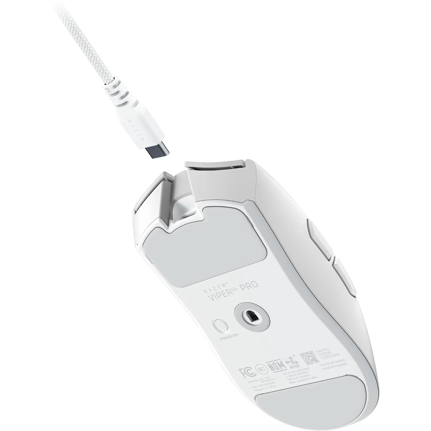 RAZER VIPER V4 PRO WIRELESS GAMING MOUSE WHITE RZ01-05630200-R3G1 thumbnail 3