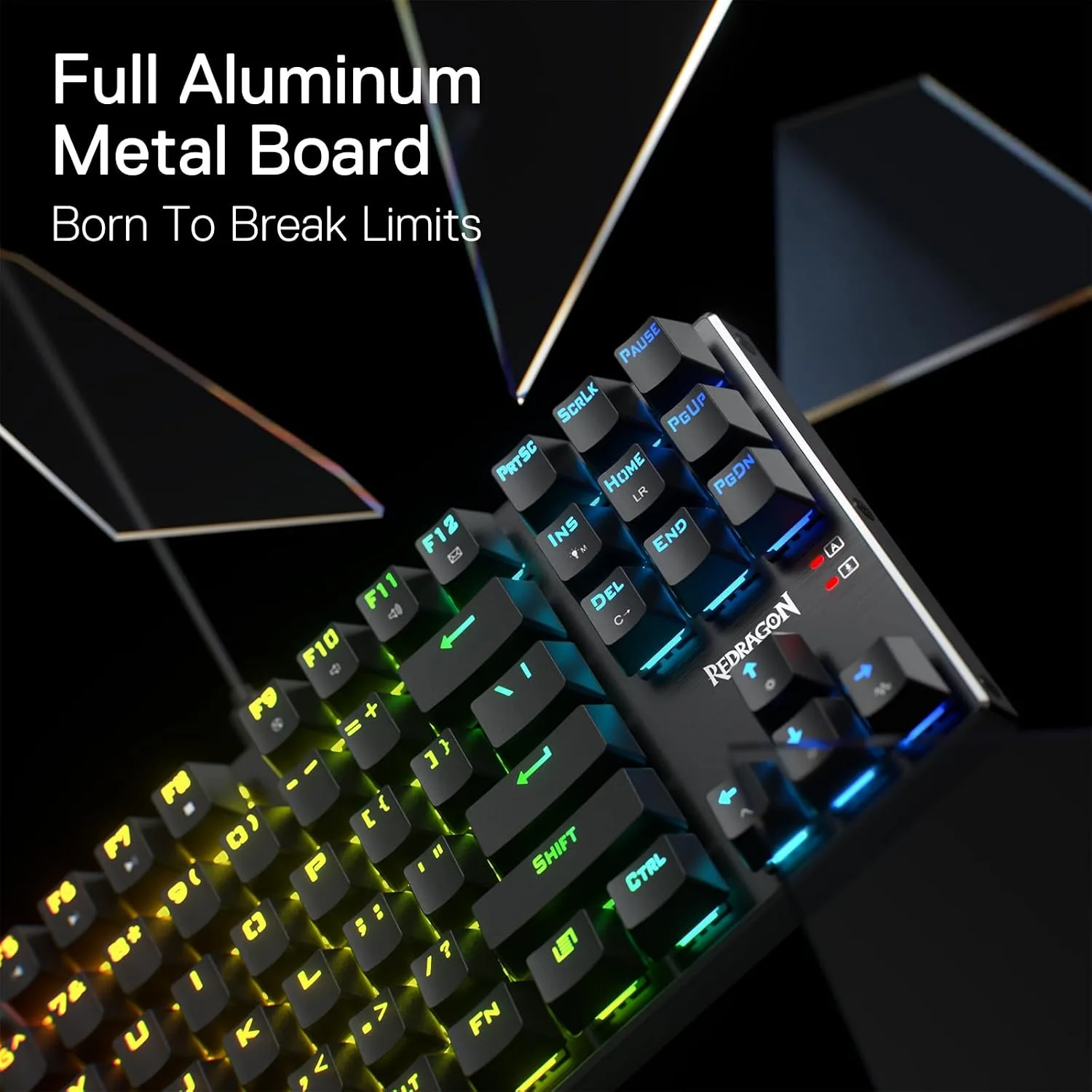REDRAGON DHARMA PRO TKL WIRED 87 KEYS HOT SWAPPABLE MECHANICAL GAMING KEYBOARD RED K660-RGB-PRO thumbnail 4