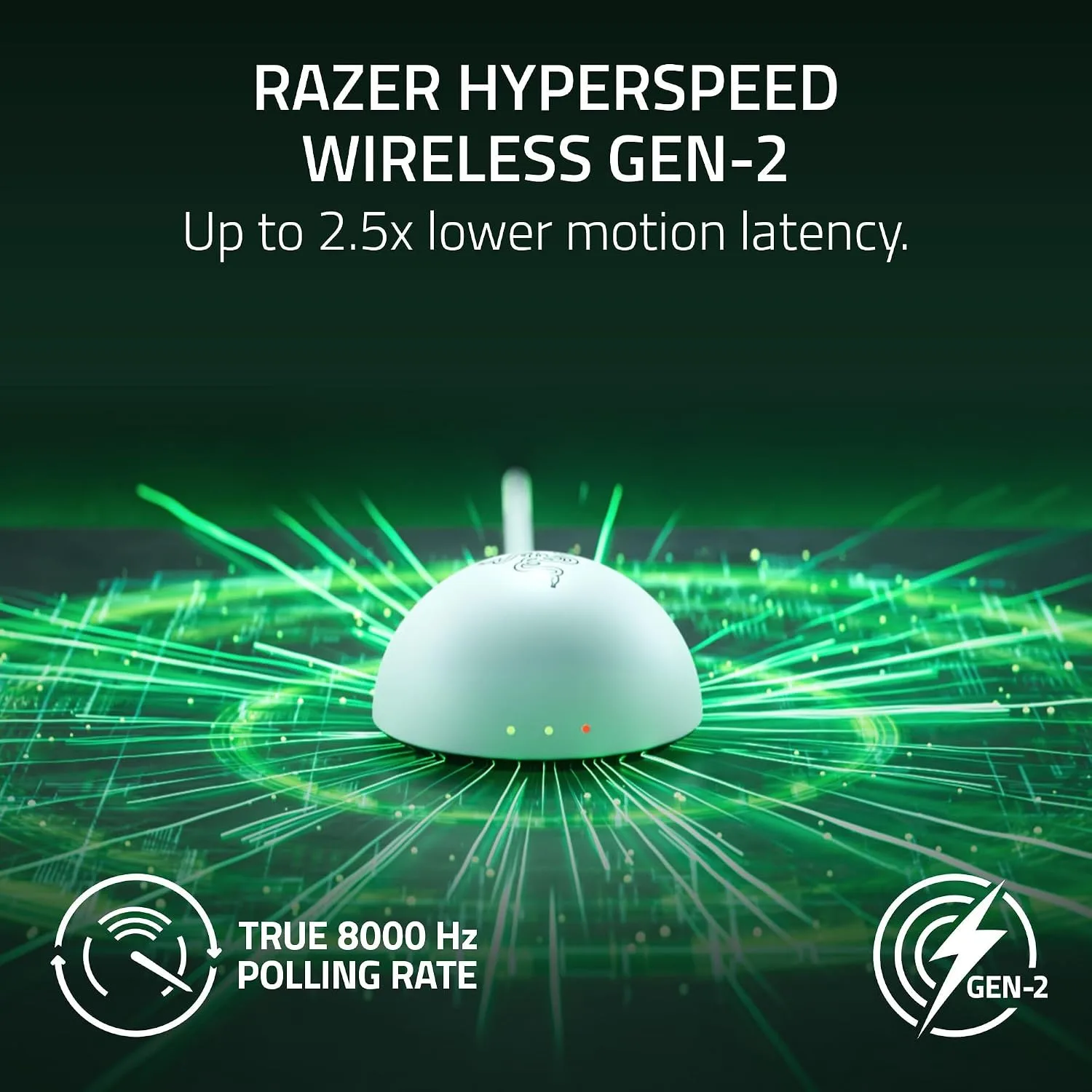 RAZER VIPER V4 PRO WIRELESS GAMING MOUSE WHITE RZ01-05630200-R3G1 thumbnail 6